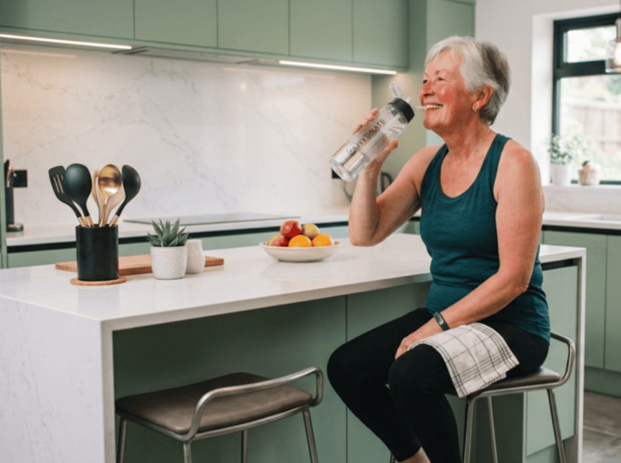 Over 50s - importance of drinking water Monday Club