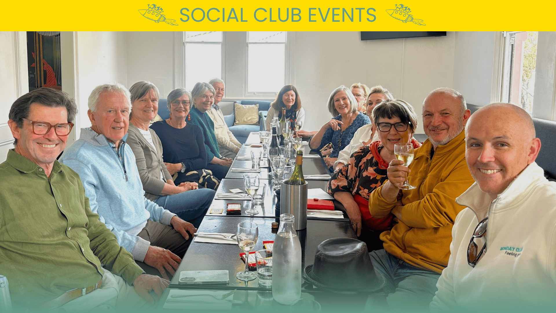 Seniors over 50s lunch event Balmain Innerwest