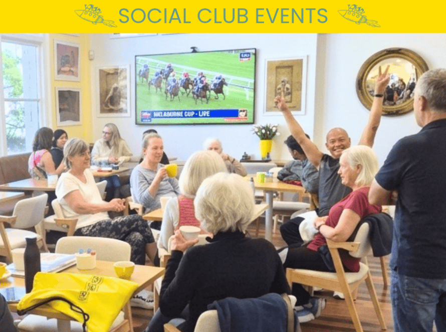 Monday Club Melbourne Cup Day social event for over 50s in Balmain