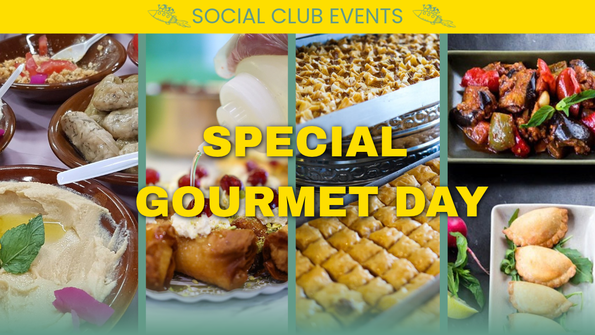 Monday Club Special Gourmet Day featuring Middle Eastern, Turkish and Lebanese food experiences